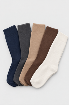 THE EVERYDAY CREW SOCKS 5-PACK
