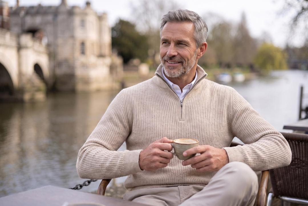 How to Wear a Men's Quarter-Zip Jumper: UK Outfit Guide
