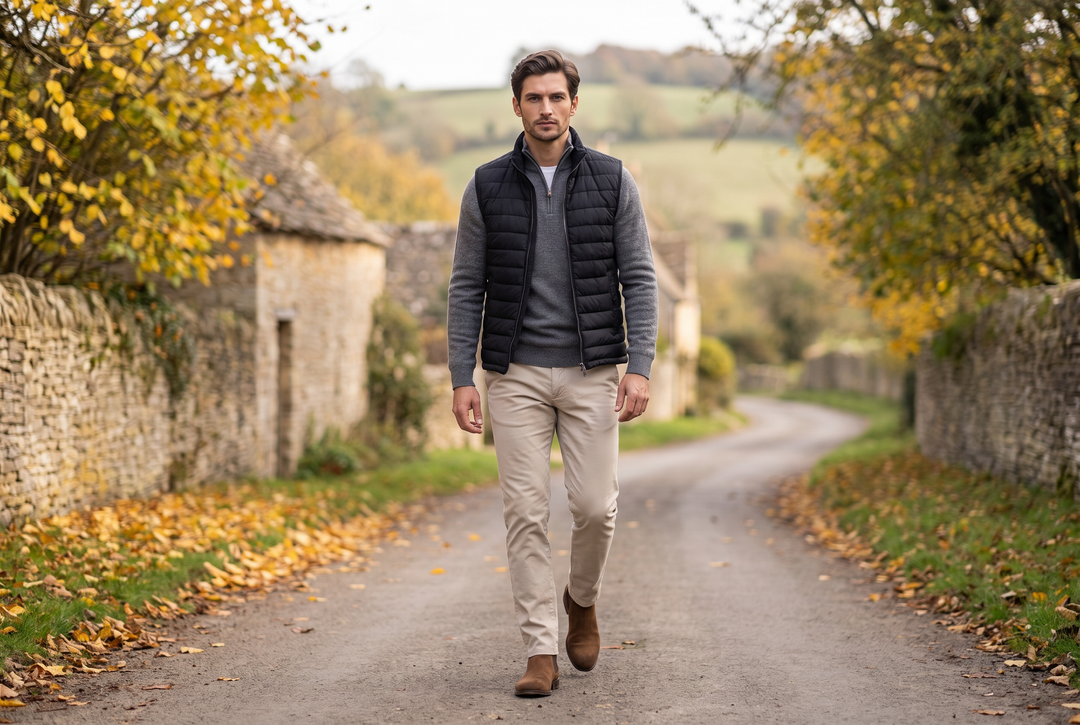 7 Men's Quarter Zip Jumper Outfits: Smart-Casual to Weekend
