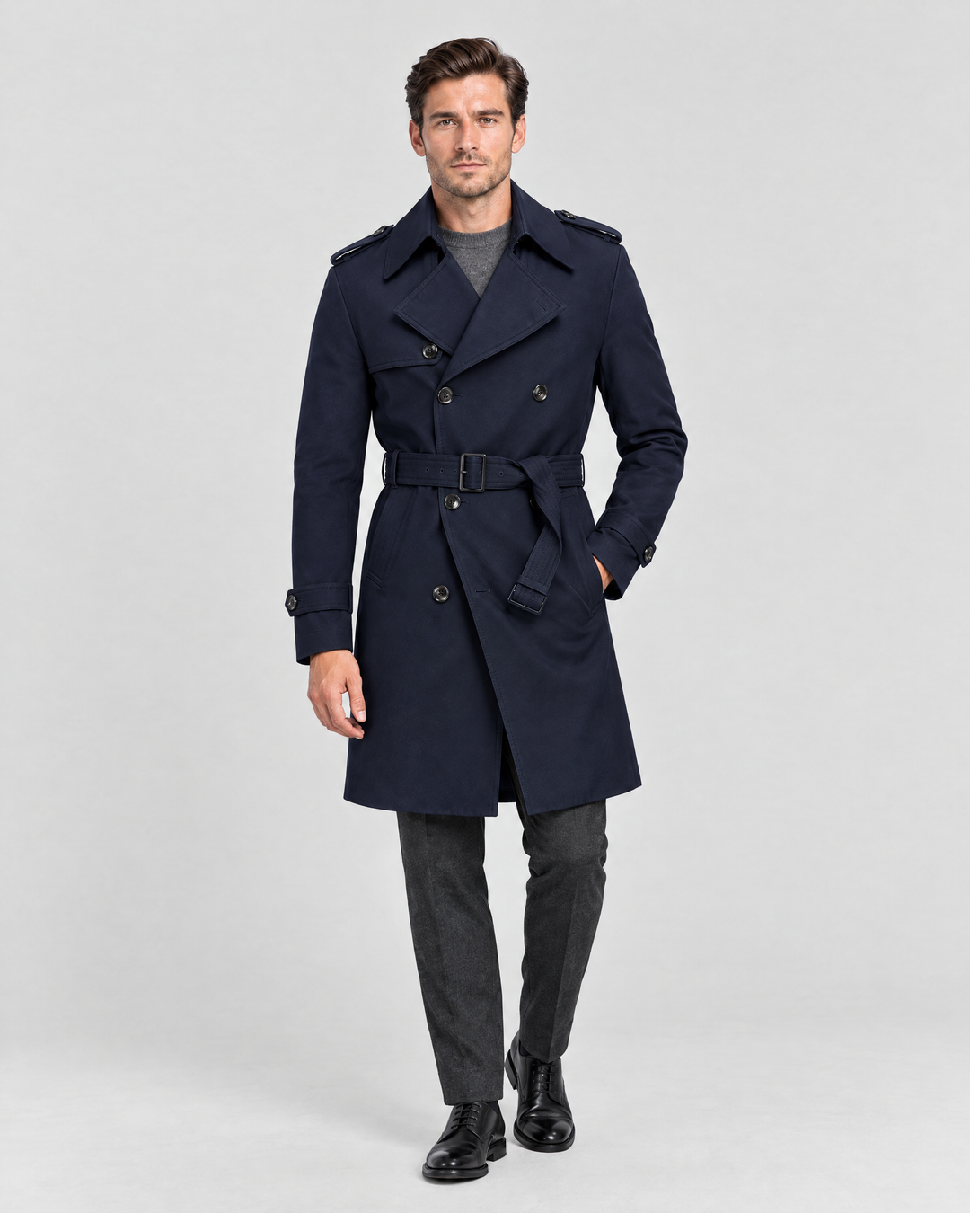 Embankment trench coat in Navy