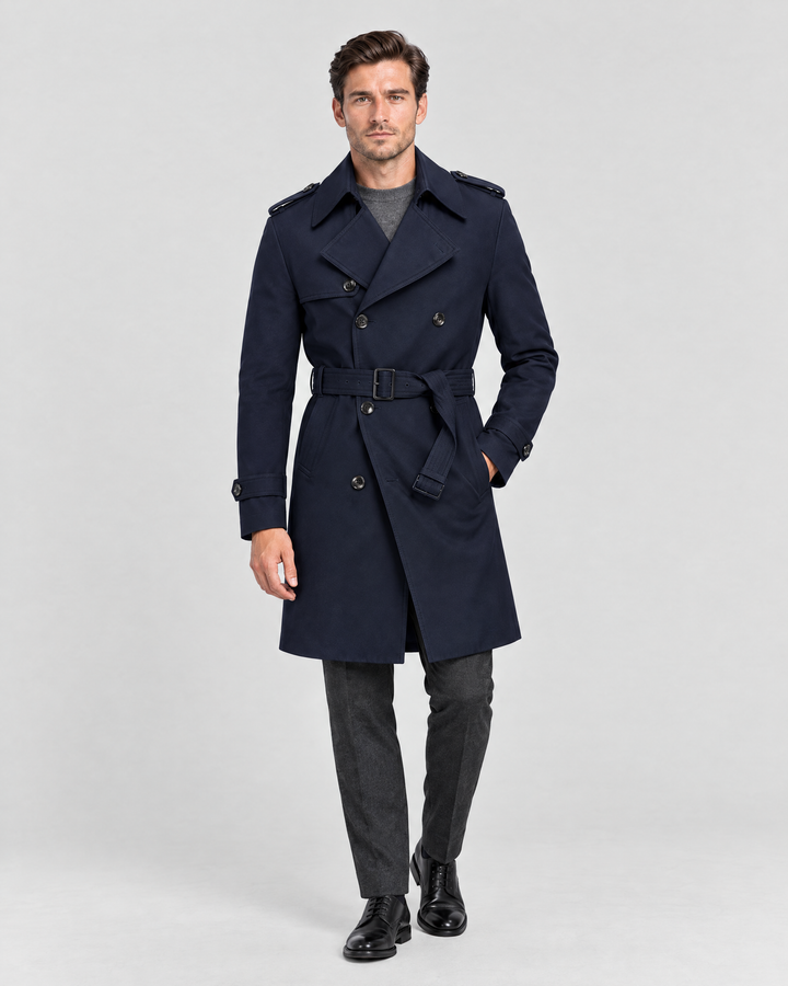 Embankment trench coat in Navy