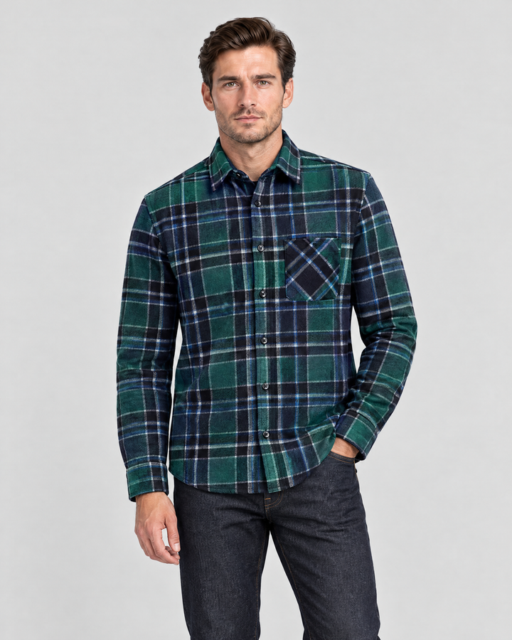 Islington flannel shirt, Blackwatch