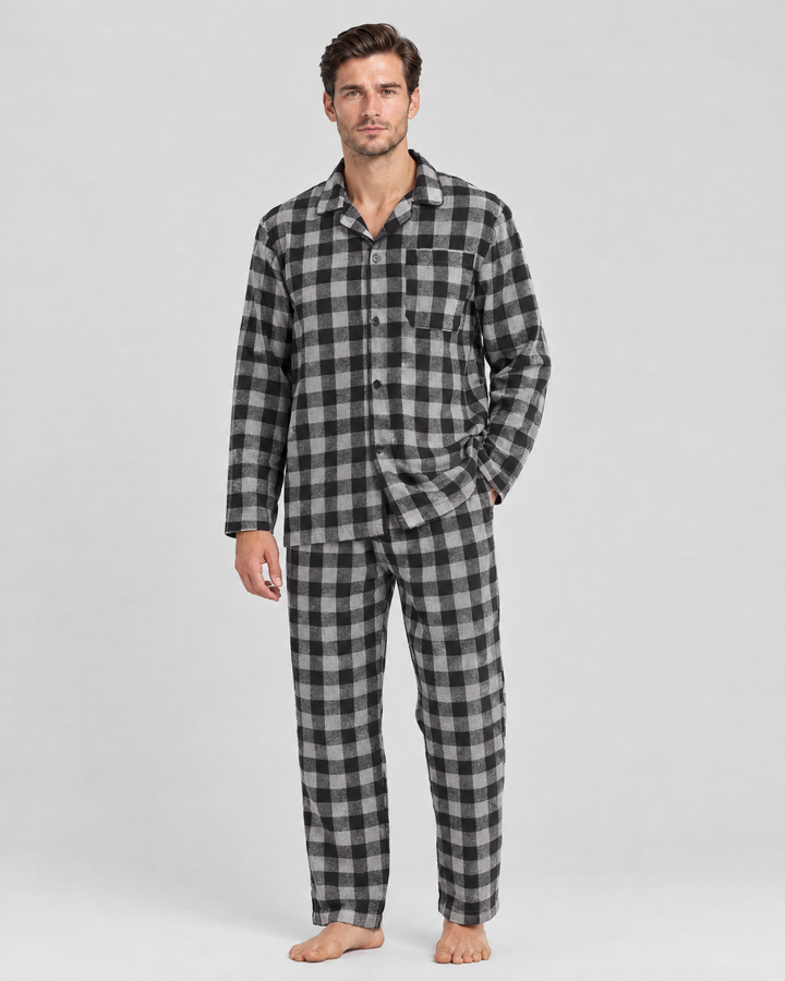Richmond pyjama set, Grey Check