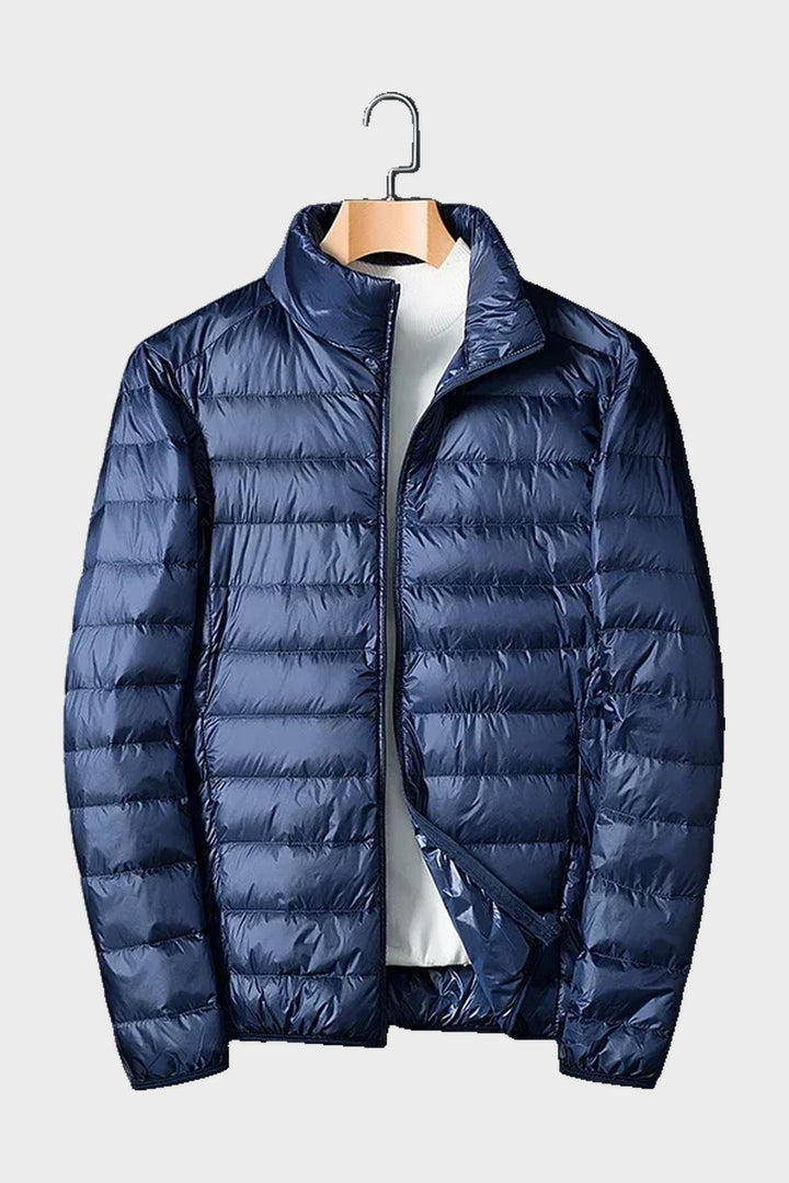 The Arlington Down Jacket in Navy
