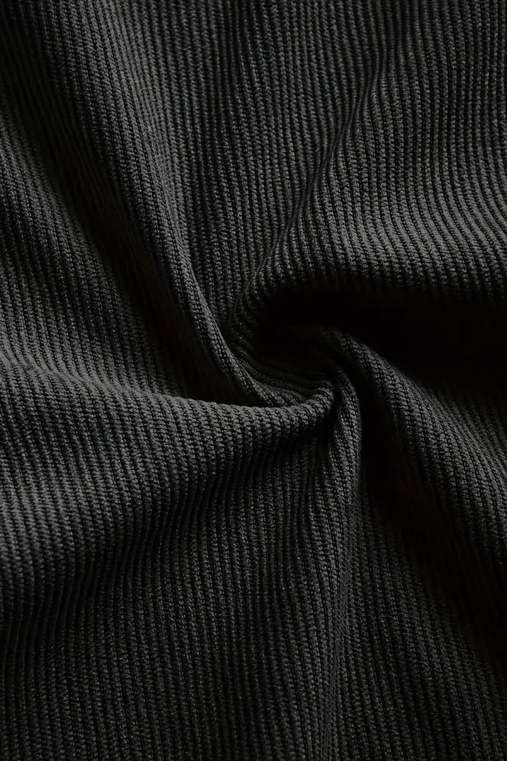 The Barbican Cord Overshirt, detail
