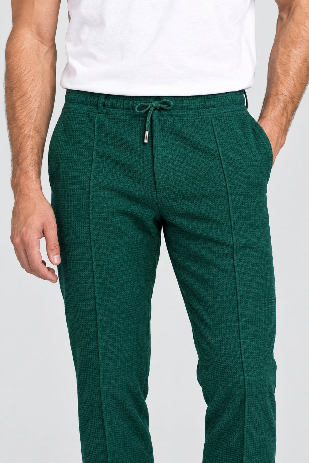 The Battersea Waffle Jogger in Forest, detail