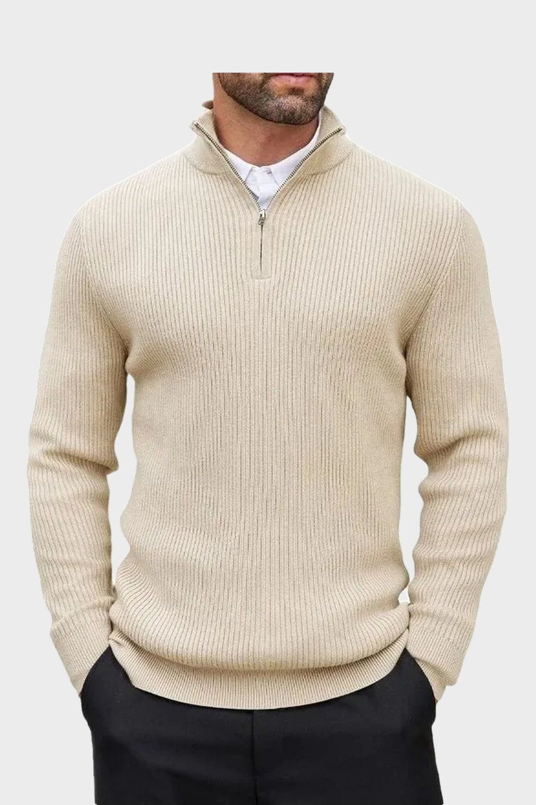 THE BELGRAVE QUARTER-ZIP