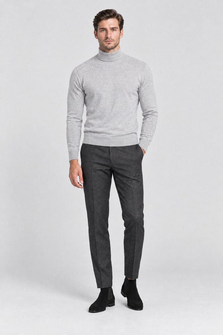 The Bond Street Chelsea Boot in Black, on model