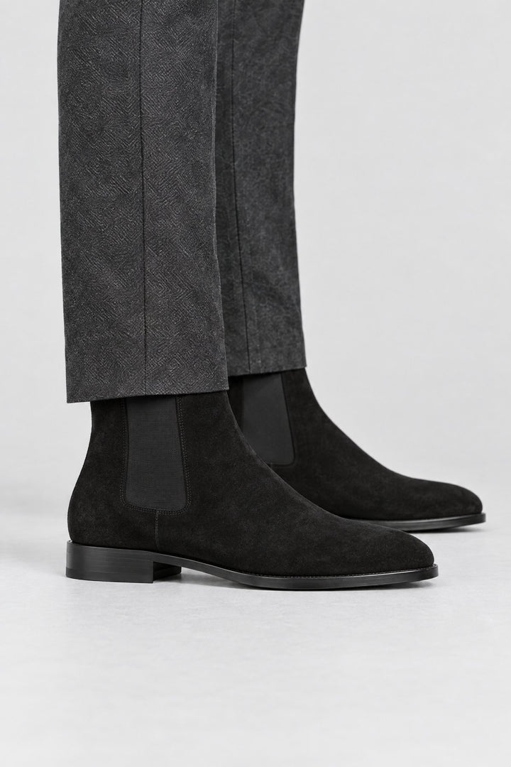 The Bond Street Chelsea Boot in Black, side view