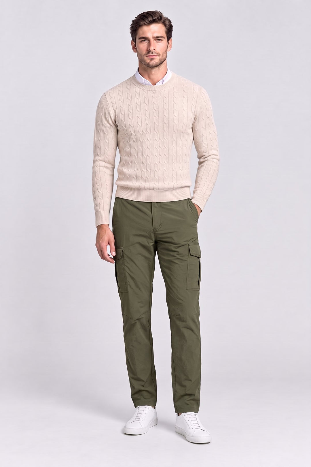 The Canary Wharf Tech Cargo in Olive – men&