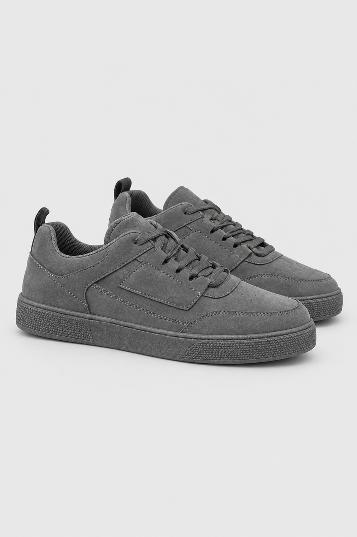 The Carnaby Trainer in Grey, product shot
