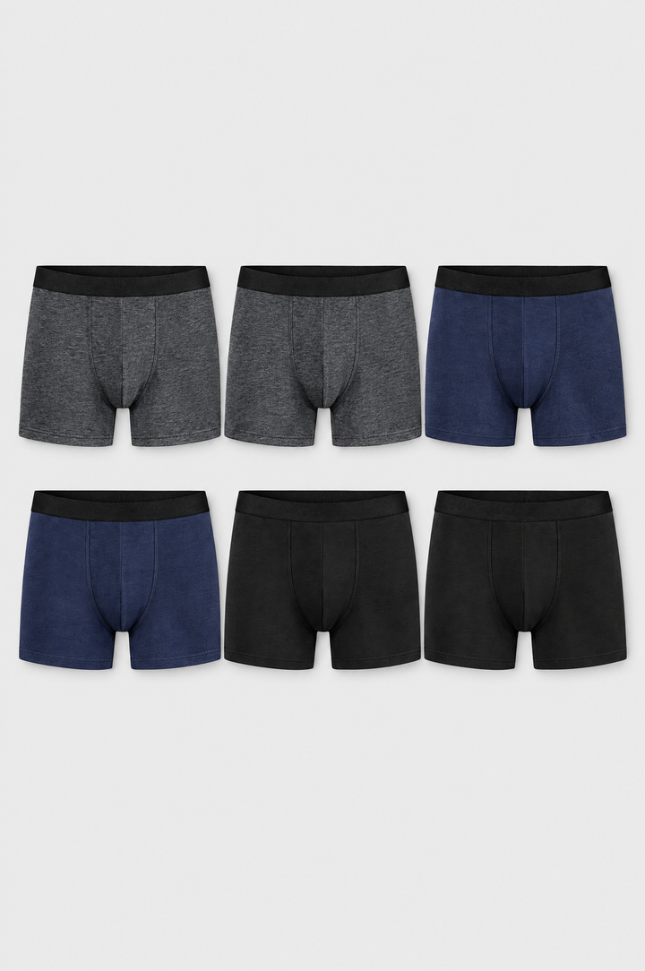 The Essential Boxer 6-Pack in Mixed, product shot