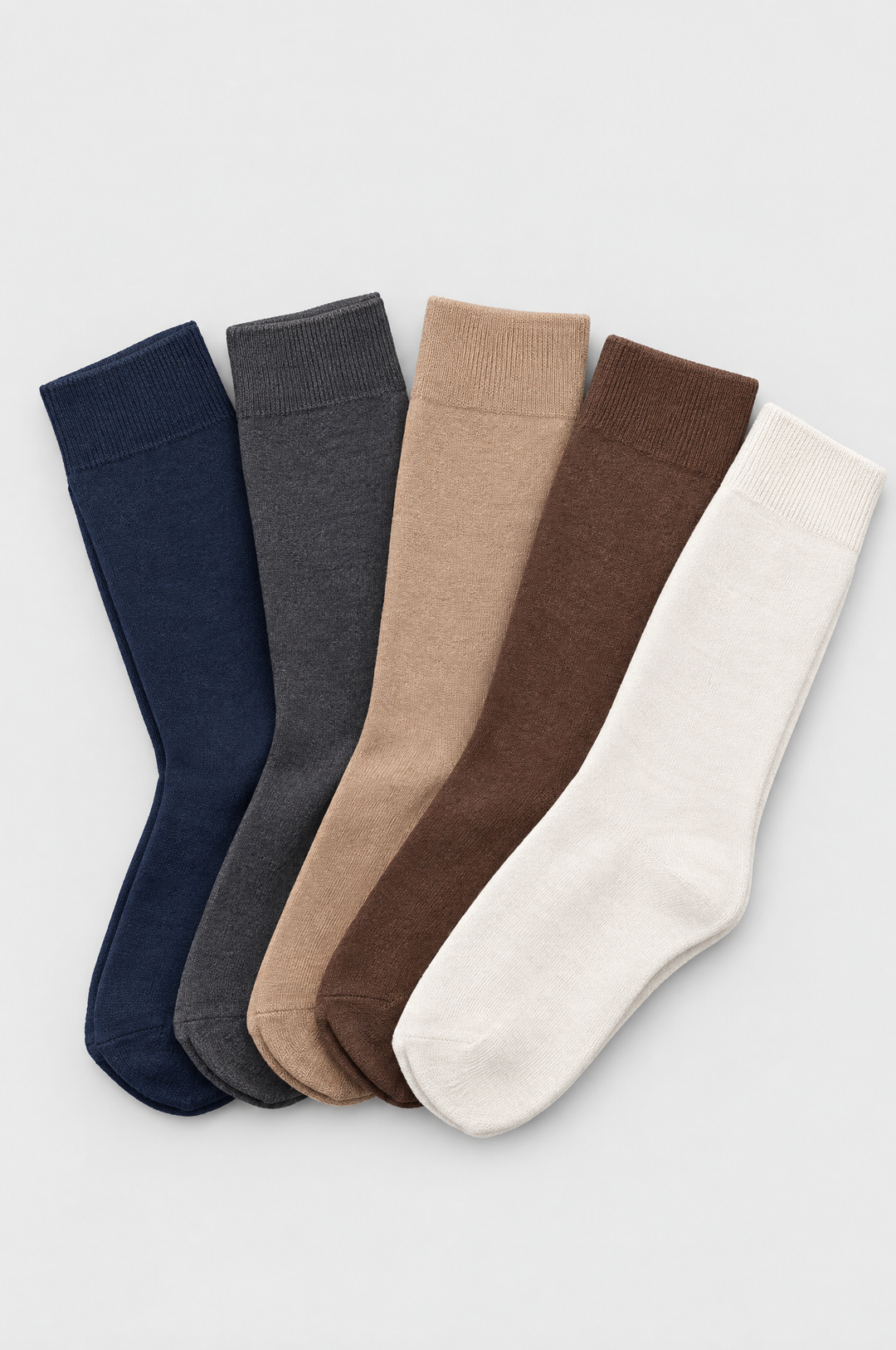 The Everyday Crew Socks 5-Pack in Classic Mix, product shot