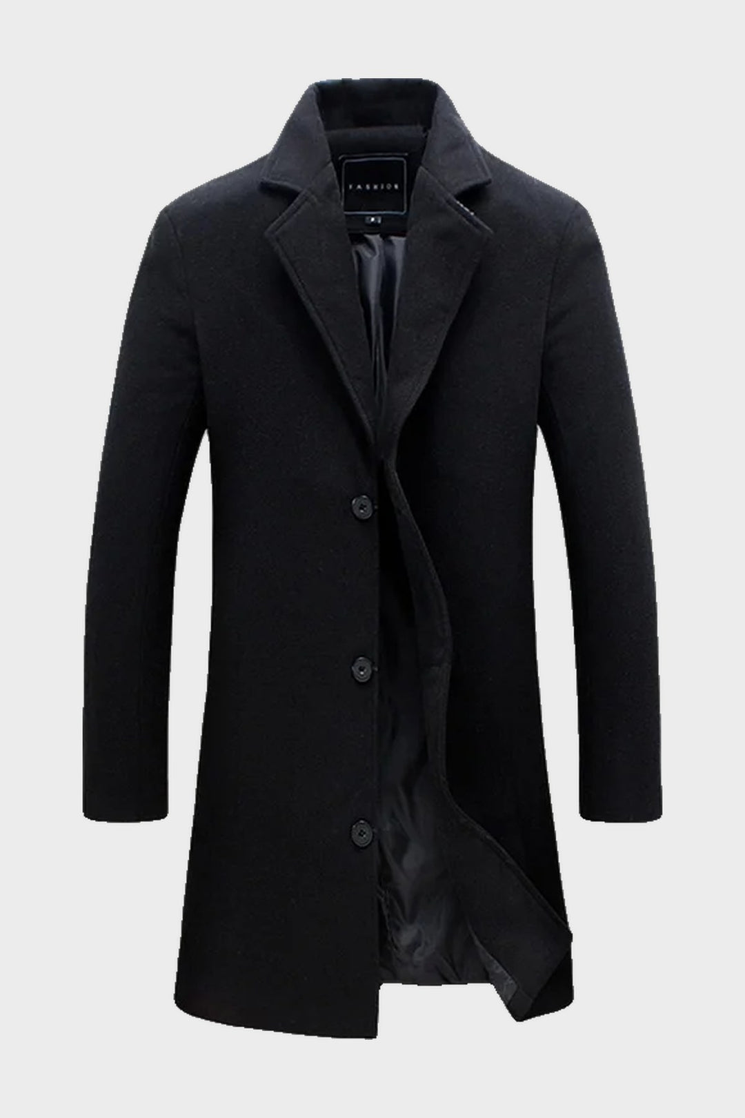 The Hampstead Overcoat in Black