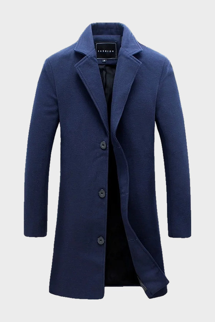 The Hampstead Overcoat in Navy