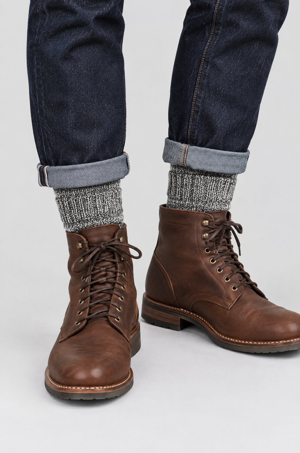 Men's Thick Wool-Blend Boot Socks 5-Pack in Mixed – The Heath by WARDLEY