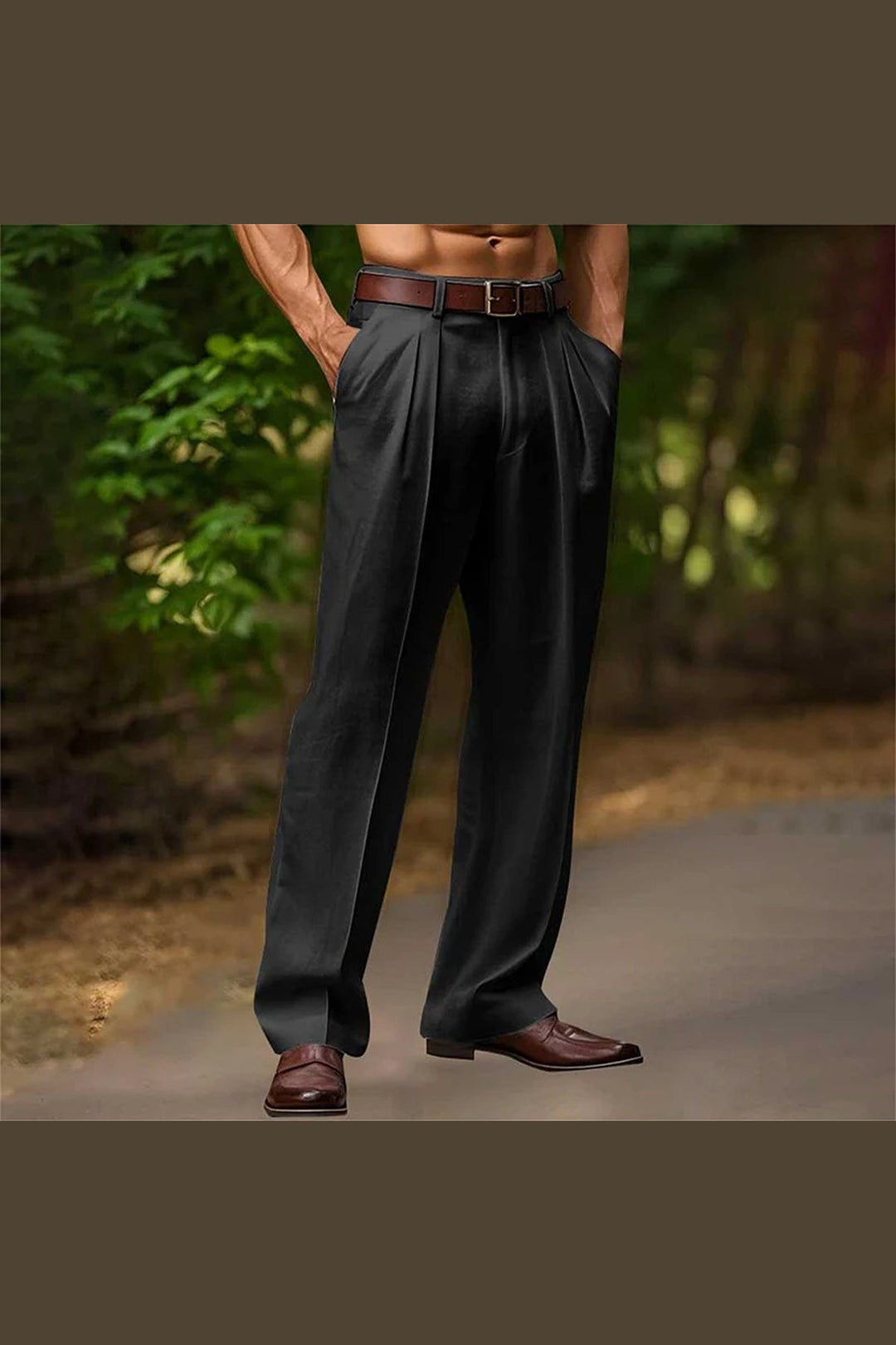 THE HENLEY PLEATED TROUSER