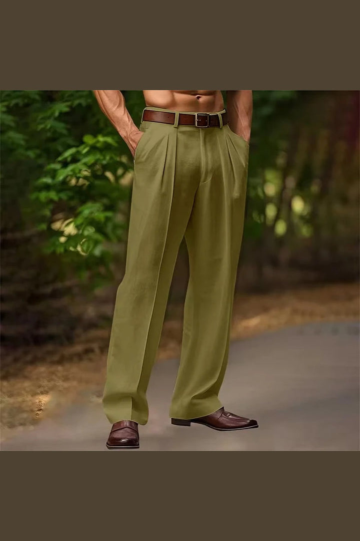 THE HENLEY PLEATED TROUSER