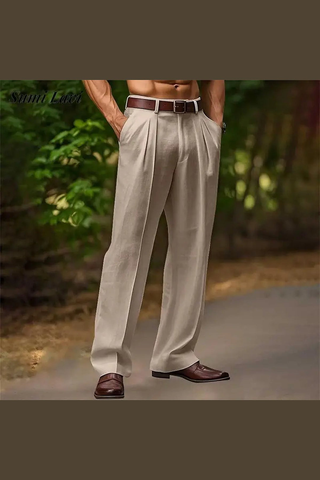 THE HENLEY PLEATED TROUSER