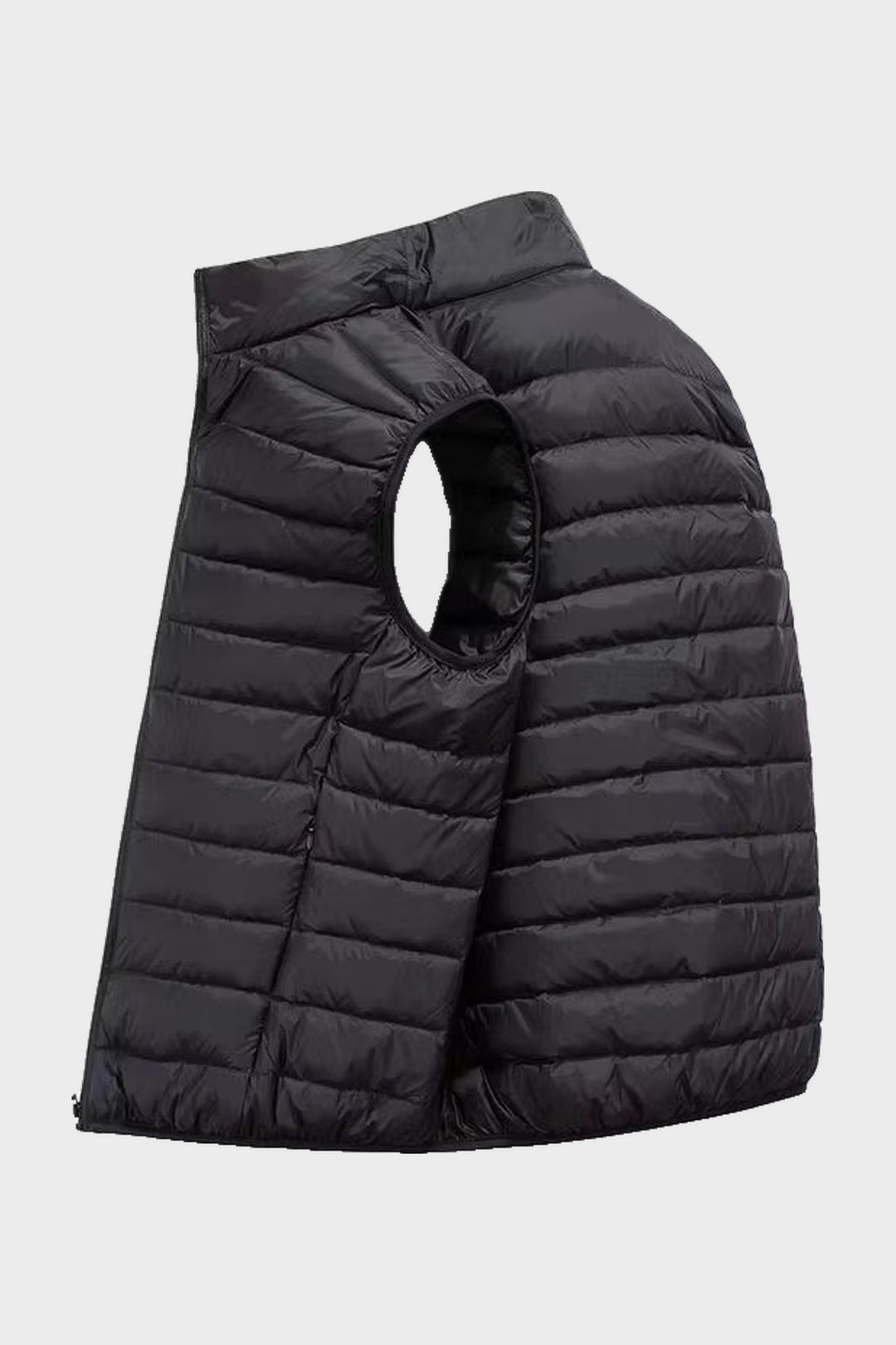 The Hyde Quilted Gilet in Black