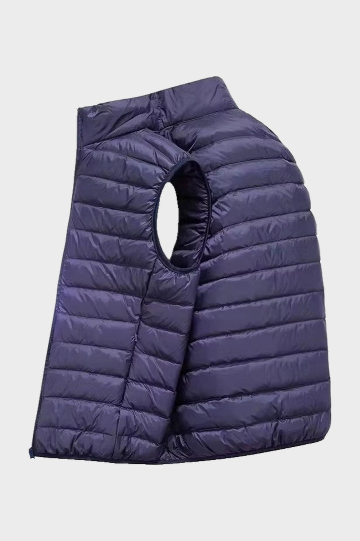 The Hyde Quilted Gilet in Navy