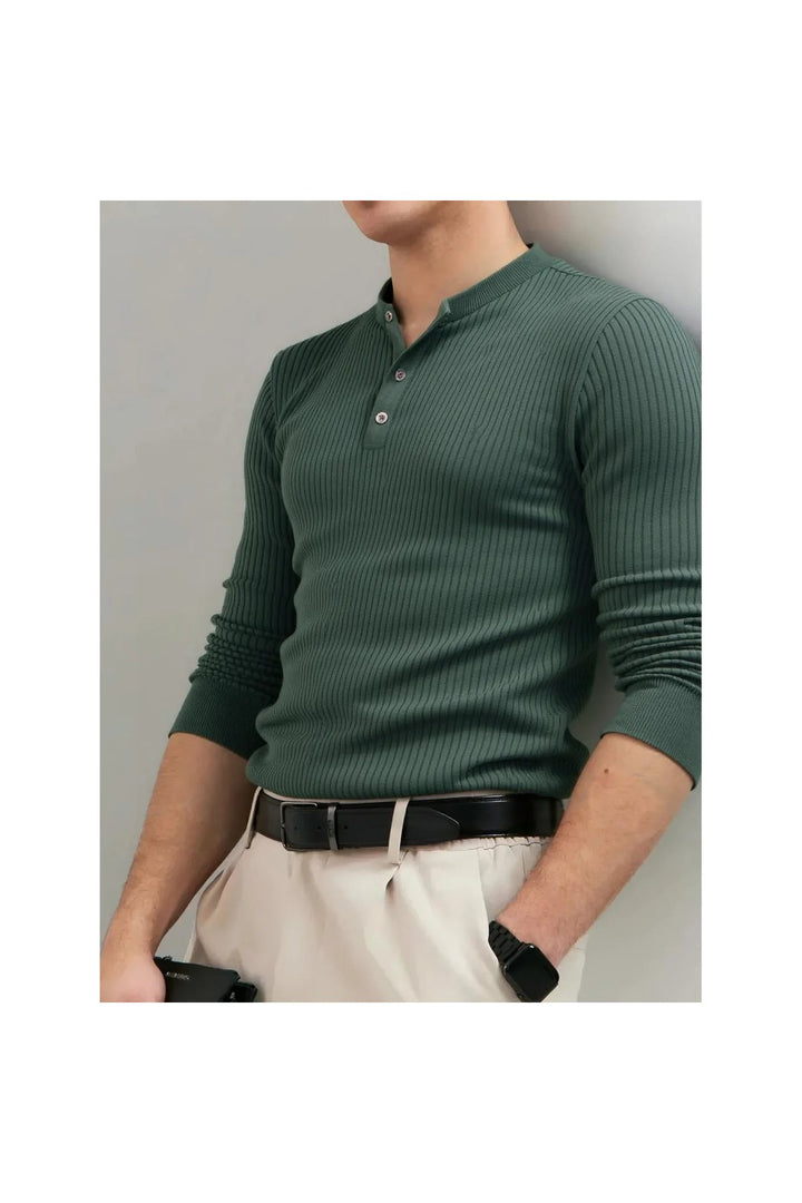 THE KENSINGTON RIBBED HENLEY
