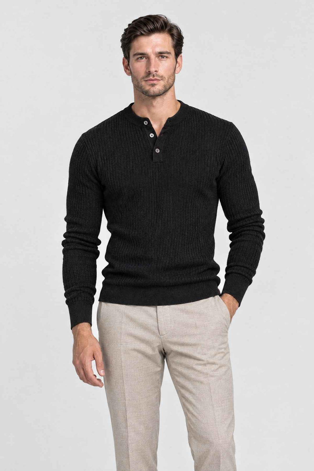 THE KENSINGTON RIBBED HENLEY