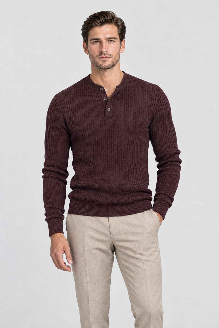 THE KENSINGTON RIBBED HENLEY