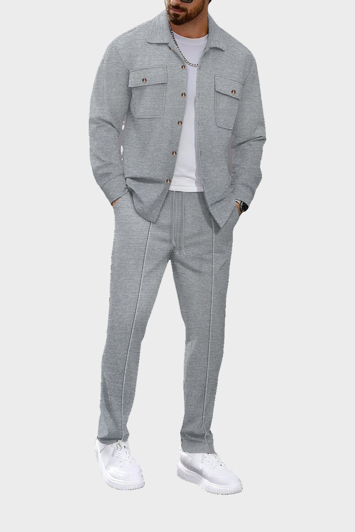 The Marlow Waffle Set in Grey
