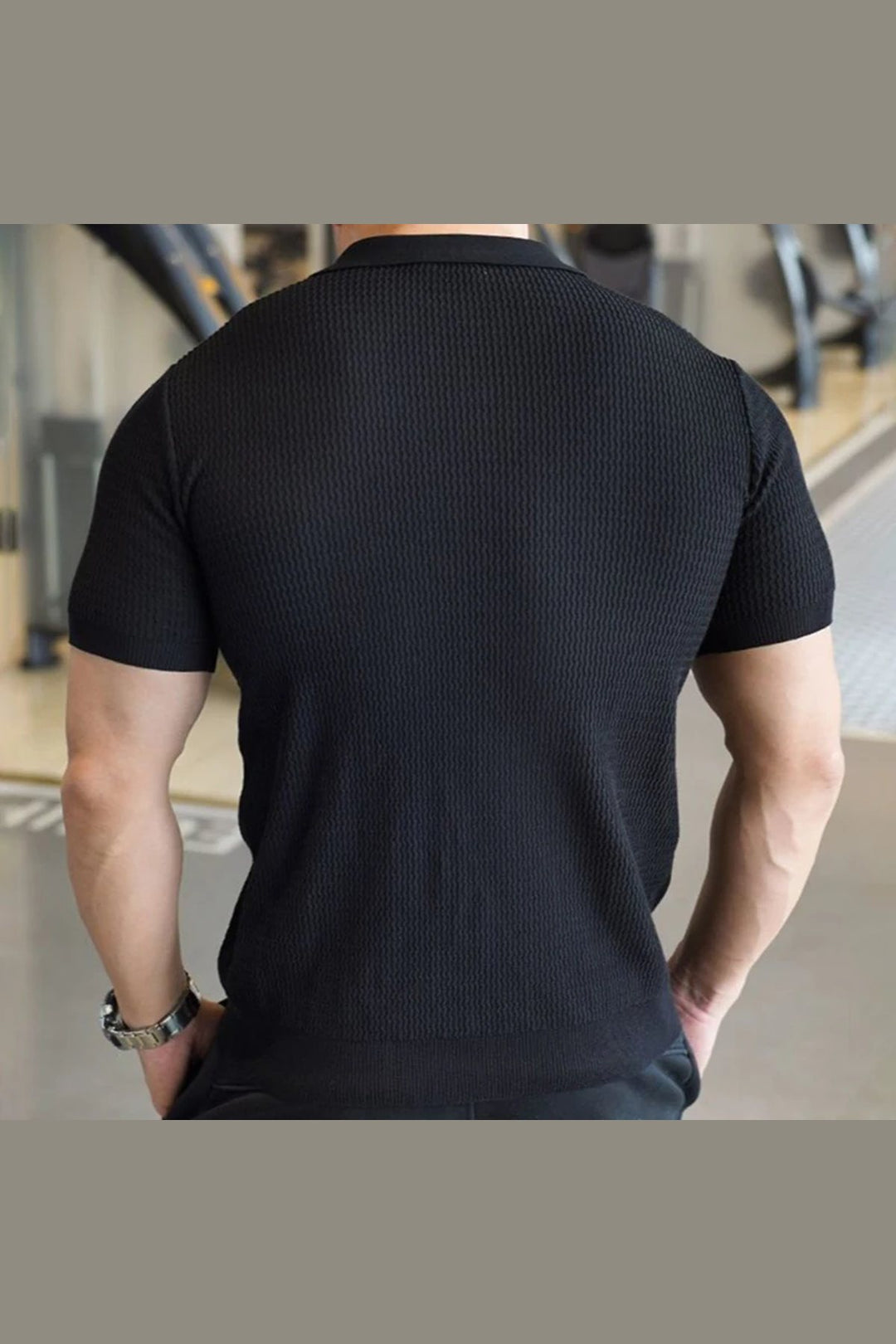 THE MAYFAIR KNITTED POLO