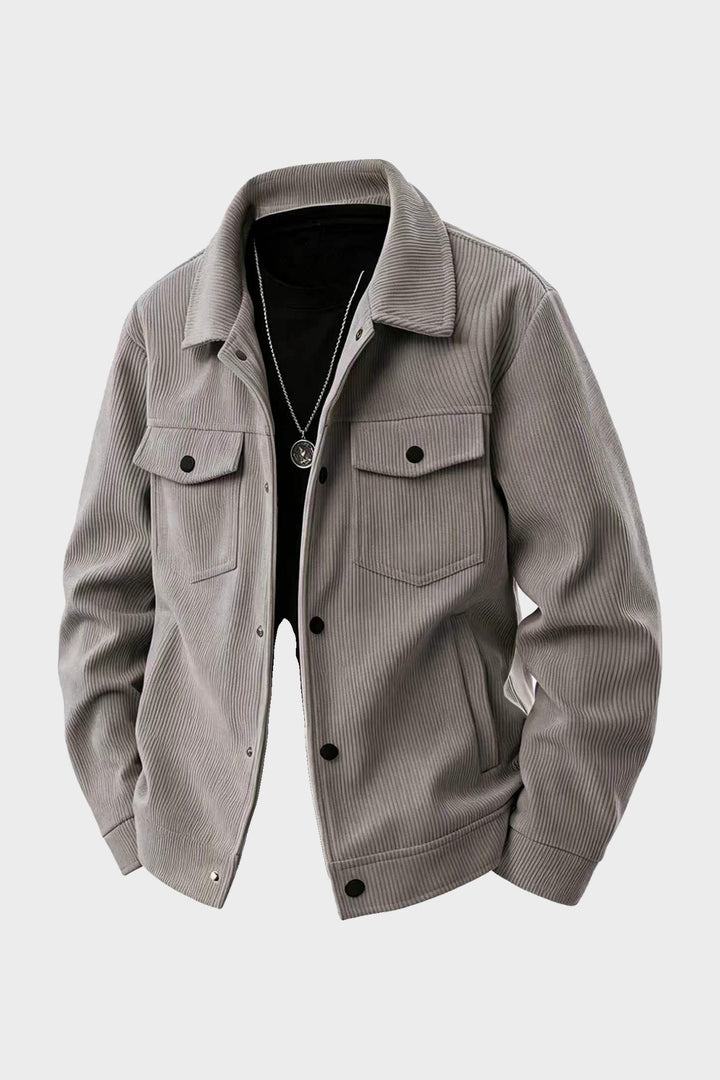 The Notting Hill Cord Jacket in Taupe