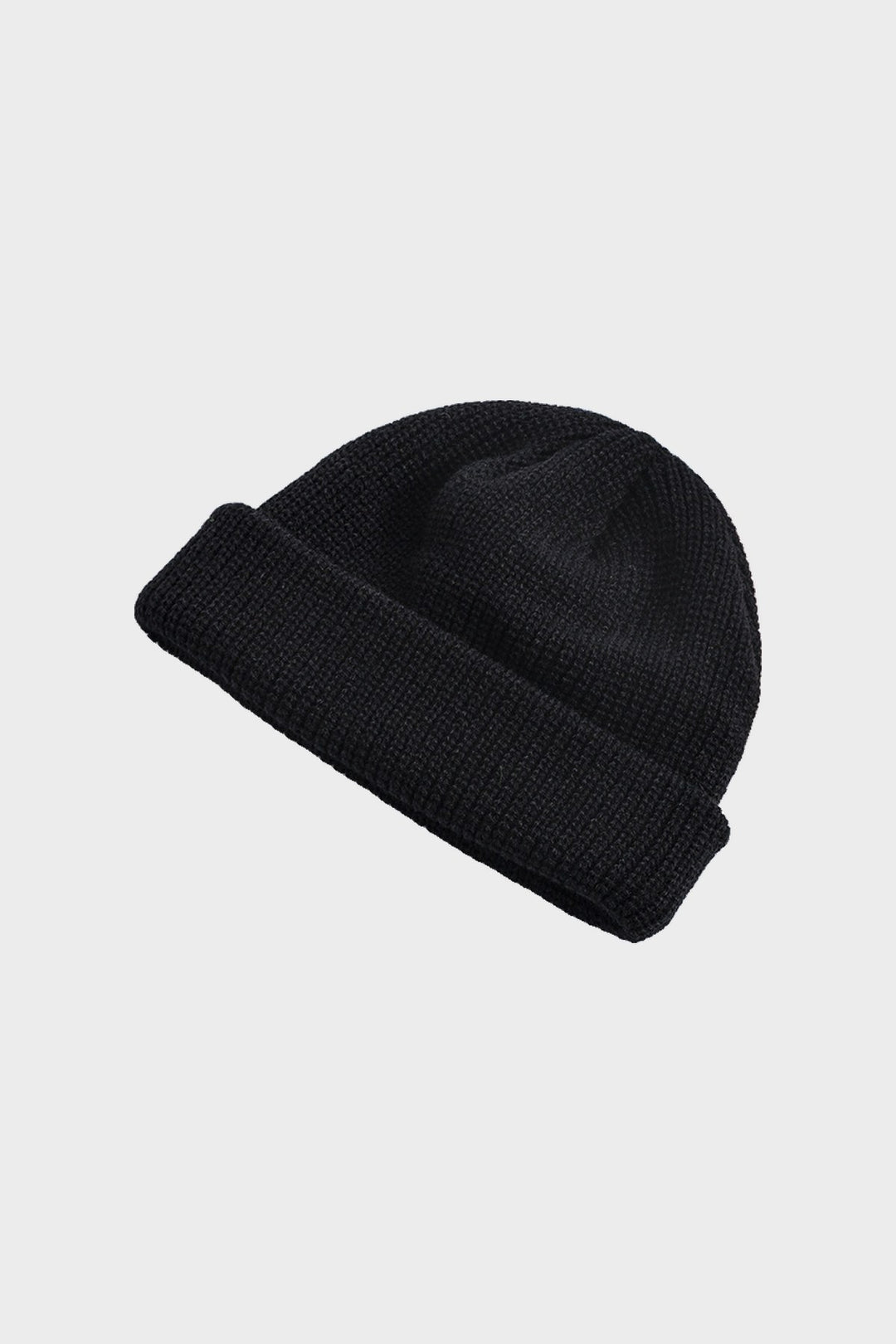 The Ribbed Beanie in Black